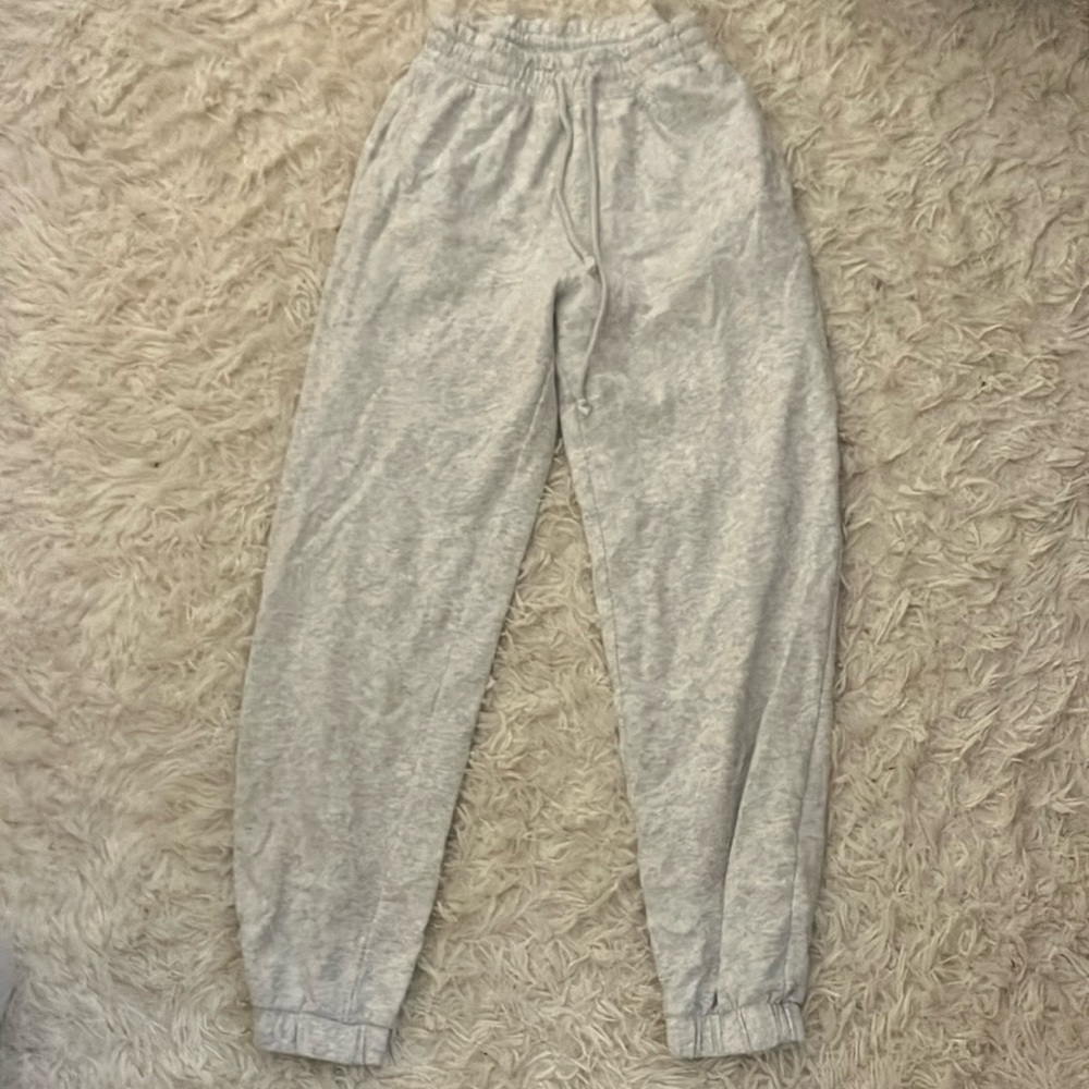 Hollister XXS Gray Jogger Sweatpants Elastic Waistband